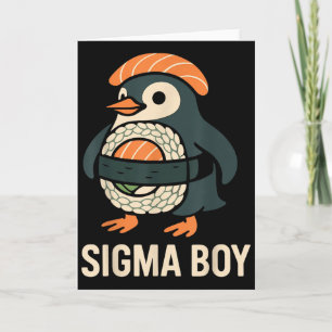 Sigma Jongen Italiaanse Brainrot Grappige Meme Pin Kaart