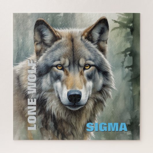 Sigma Male Lone Wolf Legpuzzel (Verticaal)