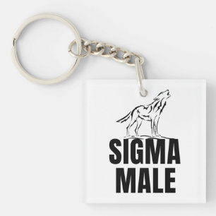 Sigma Male Lone Wolf Sleutelhanger