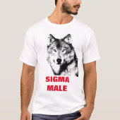 Sigma Male Lone Wolf T-shirt (Voorkant)