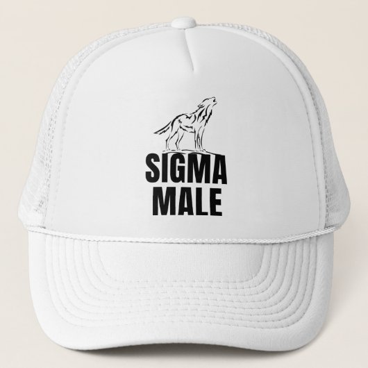 Sigma Male Lone Wolf Trucker Pet (Voorkant)