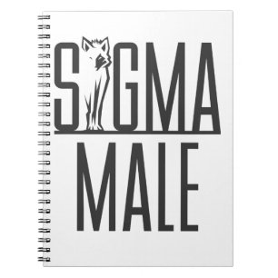 Sigma Male Wolf Lone Notitieboek