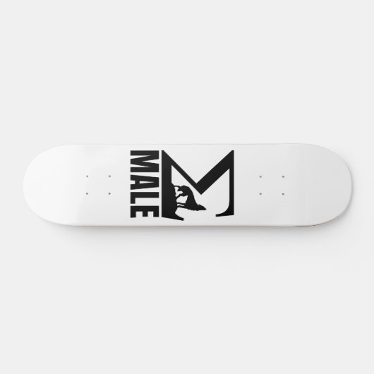 Sigma Mannelijke eenzame wolf Skateboard (Horizontaal)