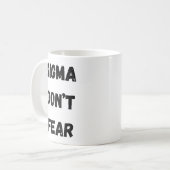 Sigma Niet Bang Koffie mok (Voorkant links)