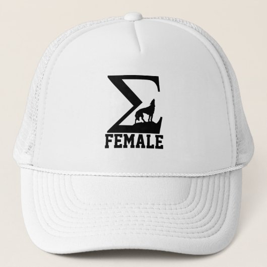 Sigma Vrouw lone wolf Trucker Pet (Voorkant)