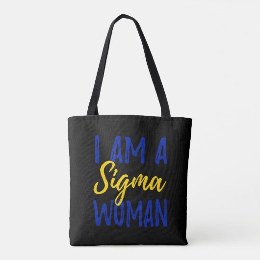 Sigma Woman Canvas tas (Achterkant)
