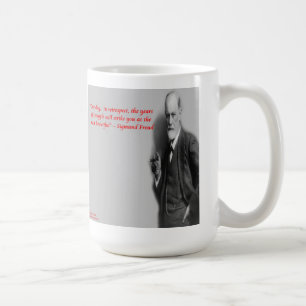 Sigmund Freud beroemde "strijd"-citaat Koffiemok