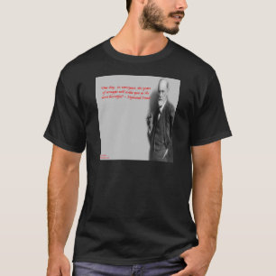 Sigmund Freud beroemde "strijd" citaat T-shirt