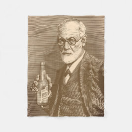 Sigmund Freud Blanket Fleece Deken