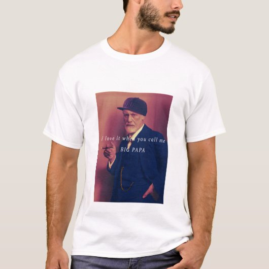 Sigmund Freud de Rapper T-shirt (Voorkant)