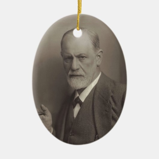 Sigmund Freud Keramisch Ornament (Voorkant)