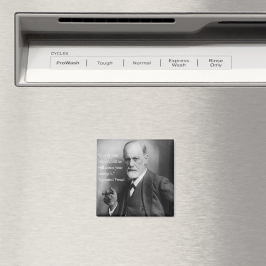 Sigmund Freud Magnet de citation 3 (In Situ (Lave-vaisselle))
