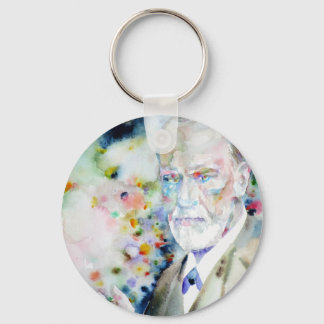 SIGMUND FREUD - portret waterverf.2 Sleutelhanger