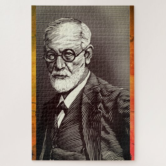 Sigmund Freud Puzzle Legpuzzel (Verticaal)
