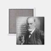 Sigmund Freud Quote Magnet 2 Magneet (Voorkant / Achterkant)