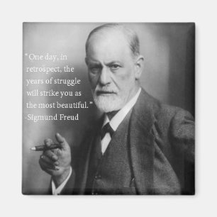 Sigmund Freud Quote Magnet 2 Magneet