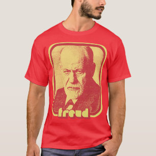Sigmund Freud Retro Esthetische Fan Art Design T-shirt