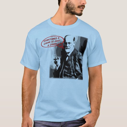 Sigmund freud sigar quote t-shirt (Voorkant)
