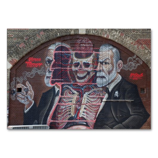 Sigmund Freud Street Art Kaart (Voorkant)