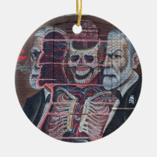 Sigmund Freud Street Art Keramisch Ornament