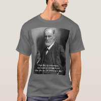 Sigmund Freud "un jour." T-shirt de citation -