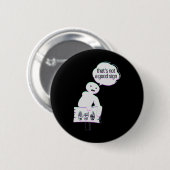 Sign Language ASL American Hand Talking Awareness Ronde Button 5,7 Cm (Voorkant /achterkant)