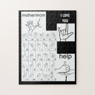 SIGN LANGUAGE puzzel