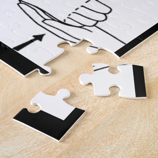 SIGN LANGUAGE puzzel Legpuzzel (Zijkant)