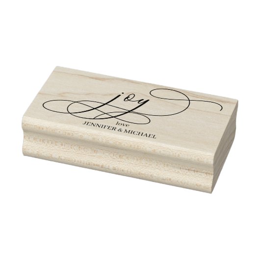 Sign Minimal Joy Christmas Rubberstempel (Stempel)