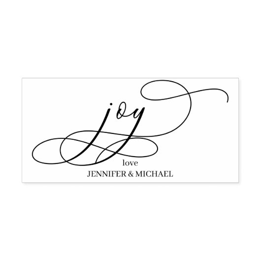 Sign Minimal Joy Christmas Rubberstempel (Afrduk)