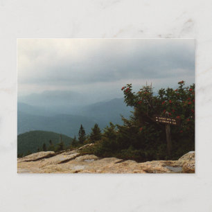 Sign on New Hampshire Mountain Briefkaart