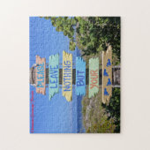 Sign Post Florida.Kerstgroeten Legpuzzel (Verticaal)