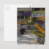 Sign Post Rum Point Grand Cayman Briefkaart (Voorkant / Achterkant)