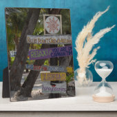 Sign post Rum Point Grand Cayman Fotoplaat (Zijkant)