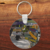 Sign Post Rum Point Grand Cayman Sleutelhanger (Voorkant)