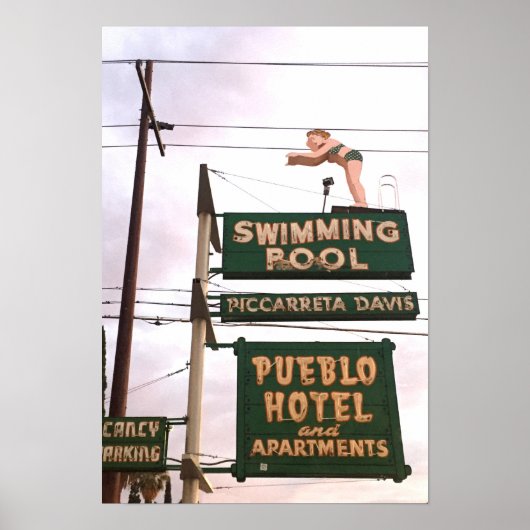 Sign Tucson Arizona Poster (Voorkant)