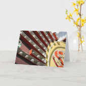 sign-vintage kaart (Gele Bloem)