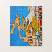 Signaal in Madrid. Legpuzzel (Verticaal)