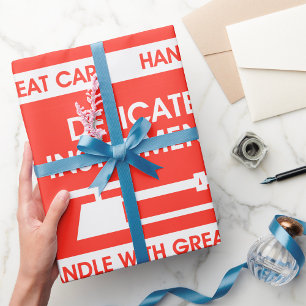 Signaal met snelle instrumenten cadeaupapier