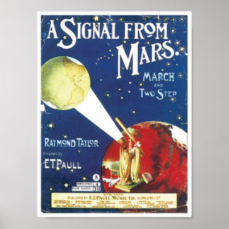 Signaal van Mars Poster