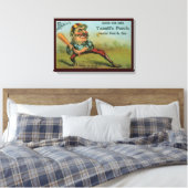 signaaletiket, sporthonkbal Tansill Punch Canvas Afdruk (Insitu (Slaapkamer))