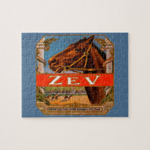 signaaletiket, Zev Race Horses Brown Colt Legpuzzel