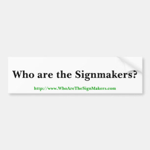 Signaalgevers Bumpersticker