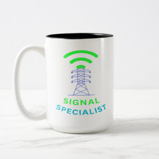 Signaalspecialist Tweekleurige Koffiemok