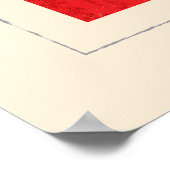 Signaalvlag (Nautical Letter "B") Poster (Hoek)