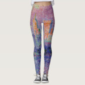 Signac's Le Château des Papes Leggings (Voorkant)