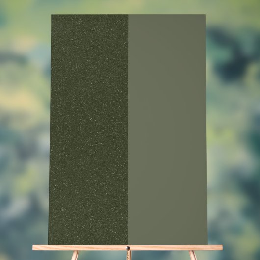 Signal Acrylique Bruit Vert Moss À Double Tone (Pe (Neutre)