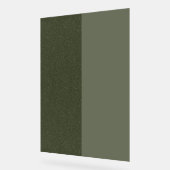 Signal Acrylique Bruit Vert Moss À Double Tone (Pe (Angle)