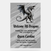 Signal acrylique d'anniversaire appelant tous les  (Recto)