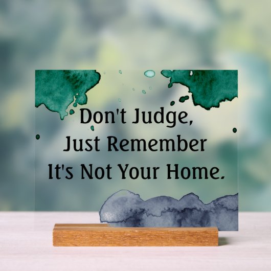 Signal acrylique du devis (Neutre)